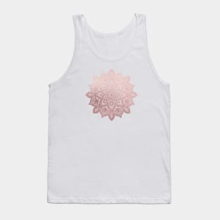 Rose Gold Mandala Tank Top